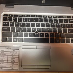 Laptop – HP- G3 640- Ci5 Generation 6500U – Ram 8 Giga Dr3- ssd 256 Giga – Vega Card intel – Screen 14 inch – Metal Body
