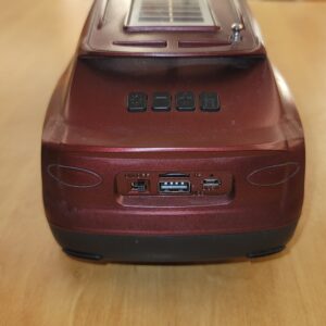 منتج 4 × 1 Subwoofer- لعبة أطفال عربية Tesla – أنتيكة ديكور – راديو - شحن طاقة شمسية 
تعمل بلوتوث من الموبايل